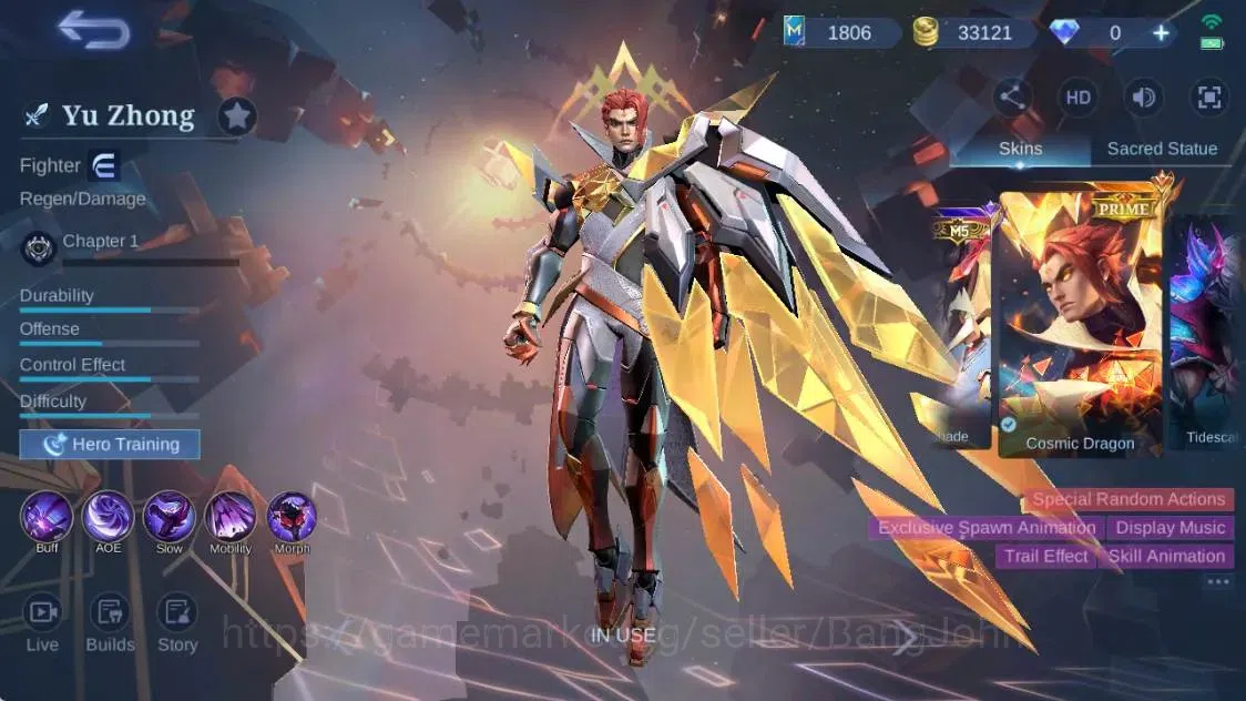 Mobile Legends: Bang Bang Accounts Collector Global|Hero 129|Skin 251|Renown|Prime YZ|ANN Haya+Lesley|LBox 8