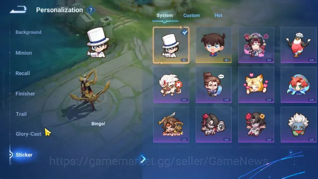 Honor of Kings Accounts Hero112 Skin273|DioChan(Mythic),Daqioa(Blessed),Yi image 13