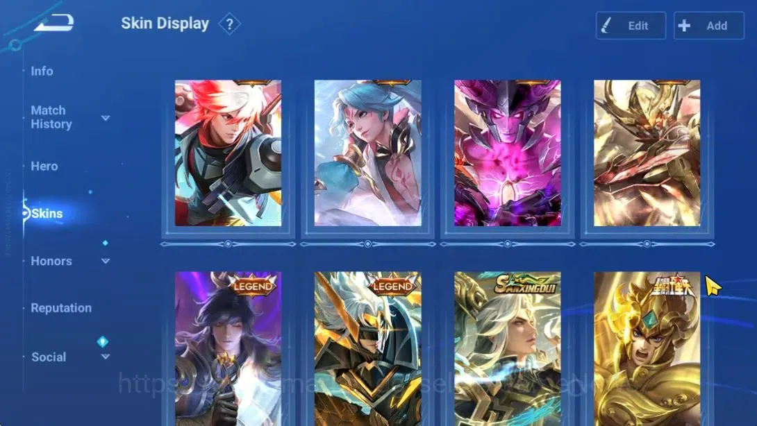 Honor of Kings Accounts Hero112 Skin273|DioChan(Mythic),Daqioa(Blessed),Yi image 4