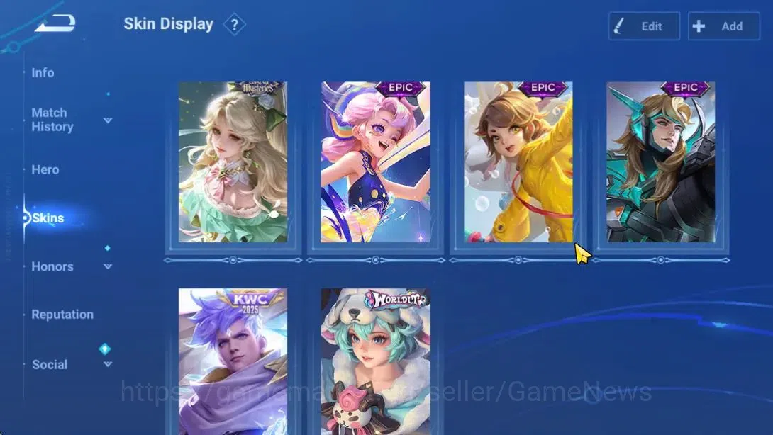 Honor of Kings Accounts Hero112 Skin273|DioChan(Mythic),Daqioa(Blessed),Yi image 6