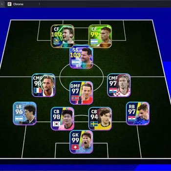 eFootball Accounts High-End Mobile |PW 3015|Epic Shevchenko|Showtime Messi(RWF 98,97),Madueke,Yamal|2026|Check SS EFB2190B