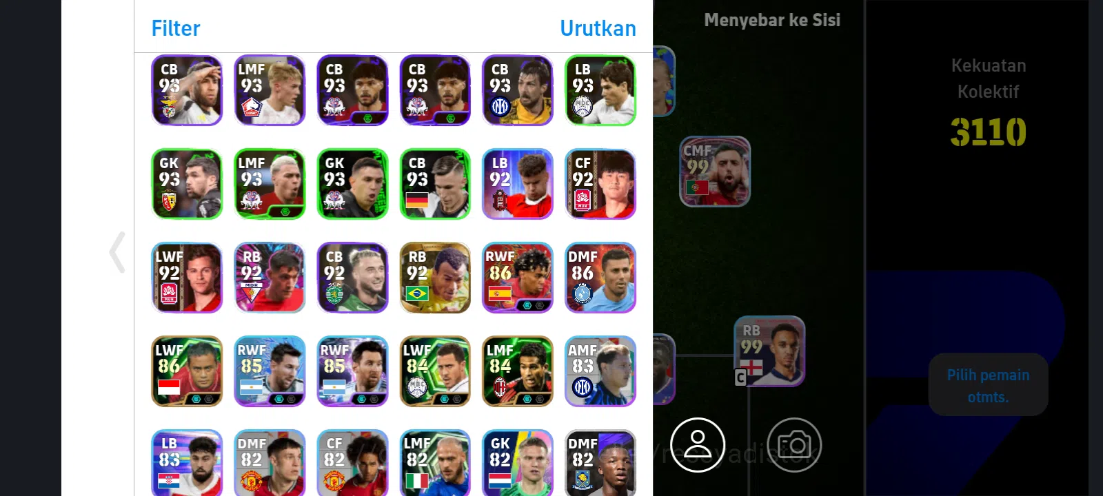 eFootball Accounts Legends & Iconic Players EFOOTBALL 2026 | ID ASBB OLD,NEYMAR SHOW TIME OLD, B FERNANDES ST, RUBEN NEVES 3
