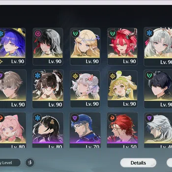 Wuthering Waves Accounts End-Game SEA/12 Limit -S6 Cartethya, S4 Hiyuki, S2 Chisa, S3 Jinshi, S0 Lucilla, S0 SK etc + 25k
