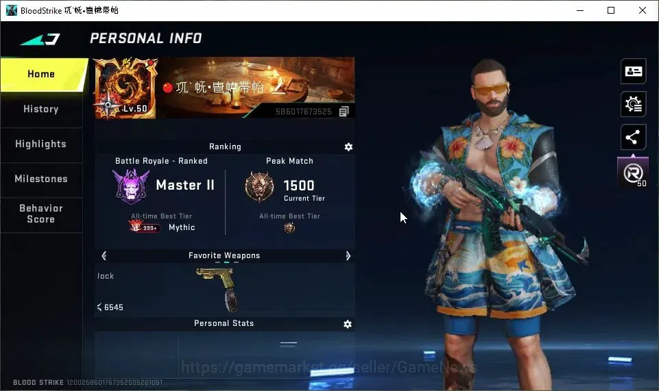 Blood Strike Accounts ASIA|ETERNAL DEagle-Scorpius|9 ULTRA[SPIKE,VOLT,SV image 2