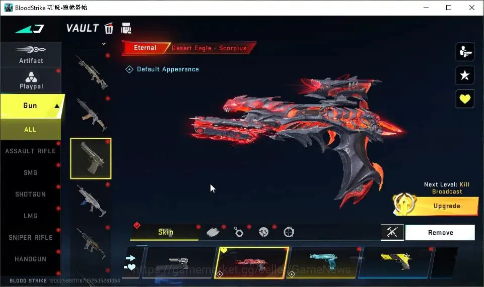 Blood Strike Accounts ASIA|ETERNAL DEagle-Scorpius|9 ULTRA[SPIKE,VOLT,SV image 20