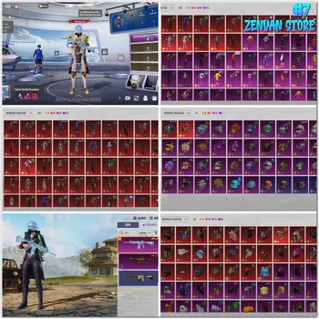 PUBG Mobile Accounts #7 PUBG Mobile Global | 911 Cosmetics 98 Mythic | 288 Outfit Sets | 160+ Gun Skins | Glacier M416 | Lvl