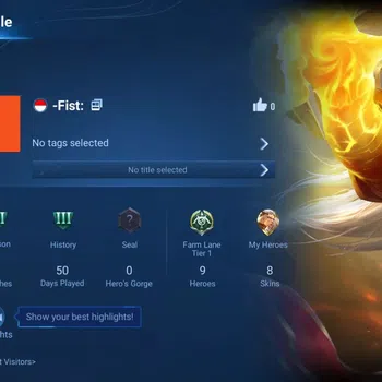 Honor of Kings Rare Skin Global | 9H/8S | RARE Zi Ya | 8400 Gold, 200 Diamo image 1
