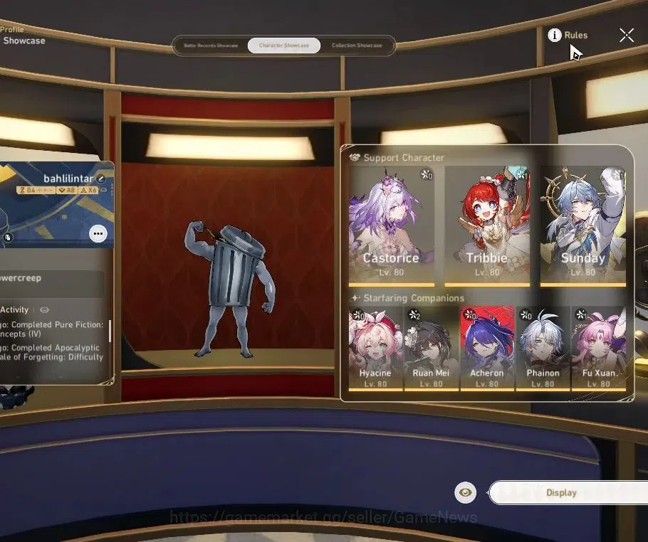 Honkai Star Rail Accounts Asia|TL 70|Phainon PremTeam|20 Limited|[(Fu XuanE1 image 2