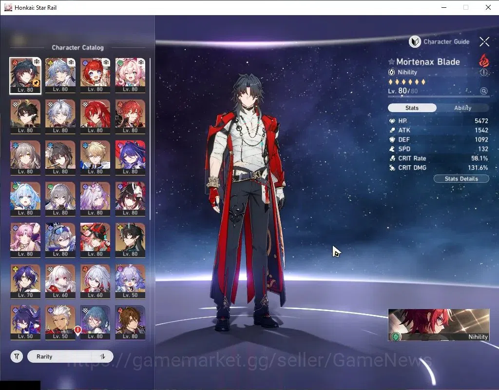 Honkai Star Rail Accounts Asia|TL 70|Phainon PremTeam|20 Limited|[(Fu XuanE1 image 4