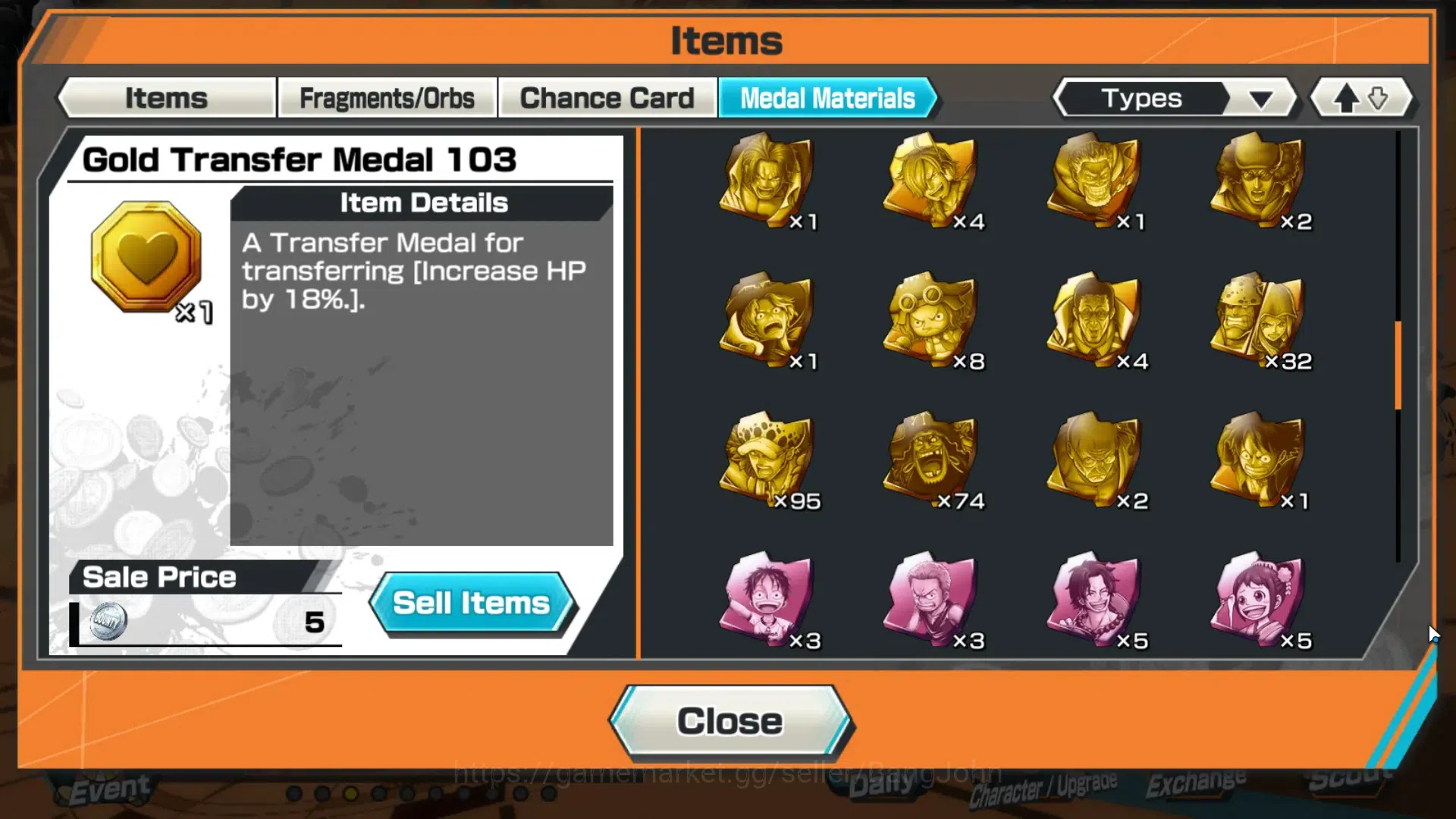 One Piece Bounty Rush Accounts GLOBAL|EX 4 Max|PR 17|2,6K GF+1,3K RD Andro|Kaido, image 10