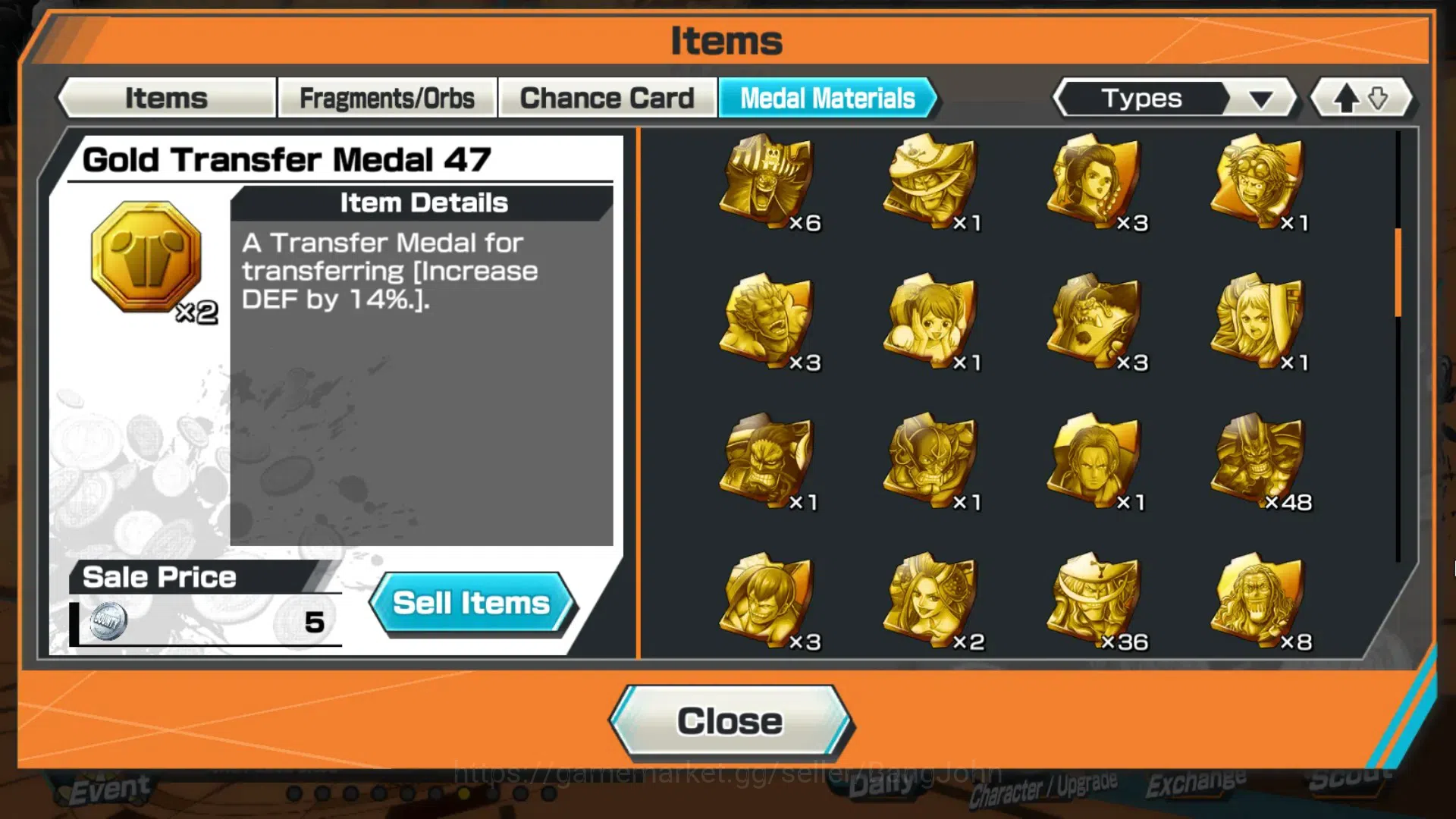 One Piece Bounty Rush Accounts GLOBAL|EX 4 Max|PR 17|2,6K GF+1,3K RD Andro|Kaido, image 11