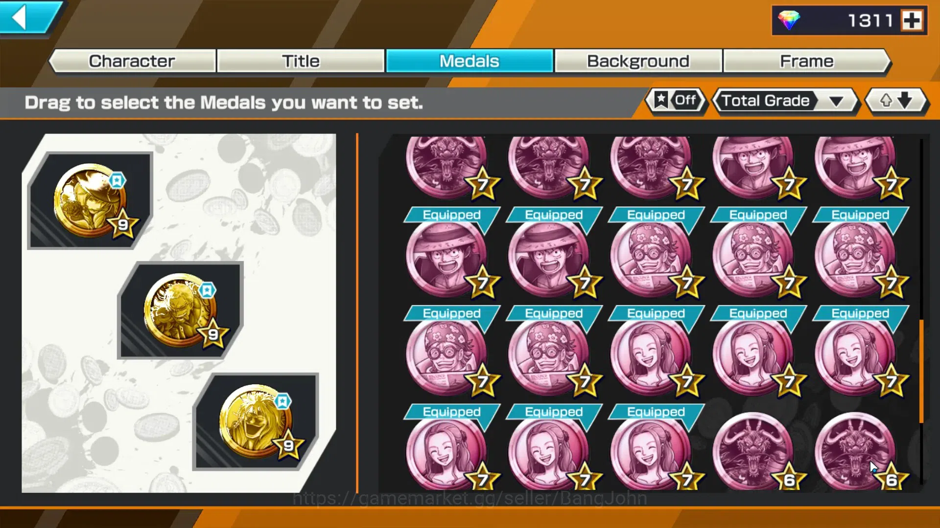 One Piece Bounty Rush Accounts GLOBAL|EX 4 Max|PR 17|2,6K GF+1,3K RD Andro|Kaido, image 18