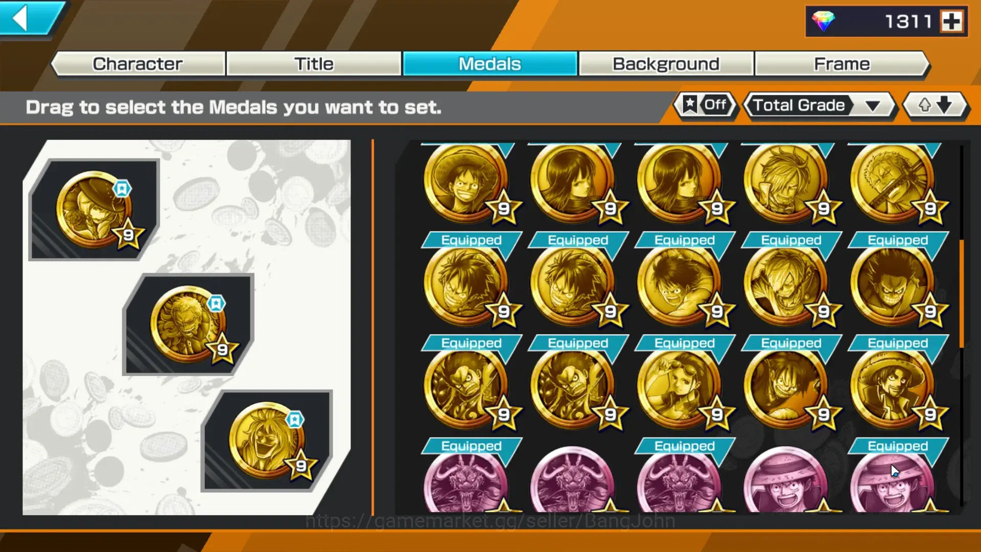 One Piece Bounty Rush Accounts GLOBAL|EX 4 Max|PR 17|2,6K GF+1,3K RD Andro|Kaido, image 19