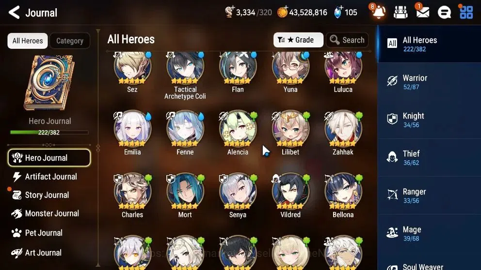 Epic Seven Accounts High-End ASIA Verif|26 ML(Rhiana&Luc,Salome,WOTM Tenebria,HarSeti,Etc)+PByBlis,Ab Fumyr,Setsuka,etc|AUTO 12