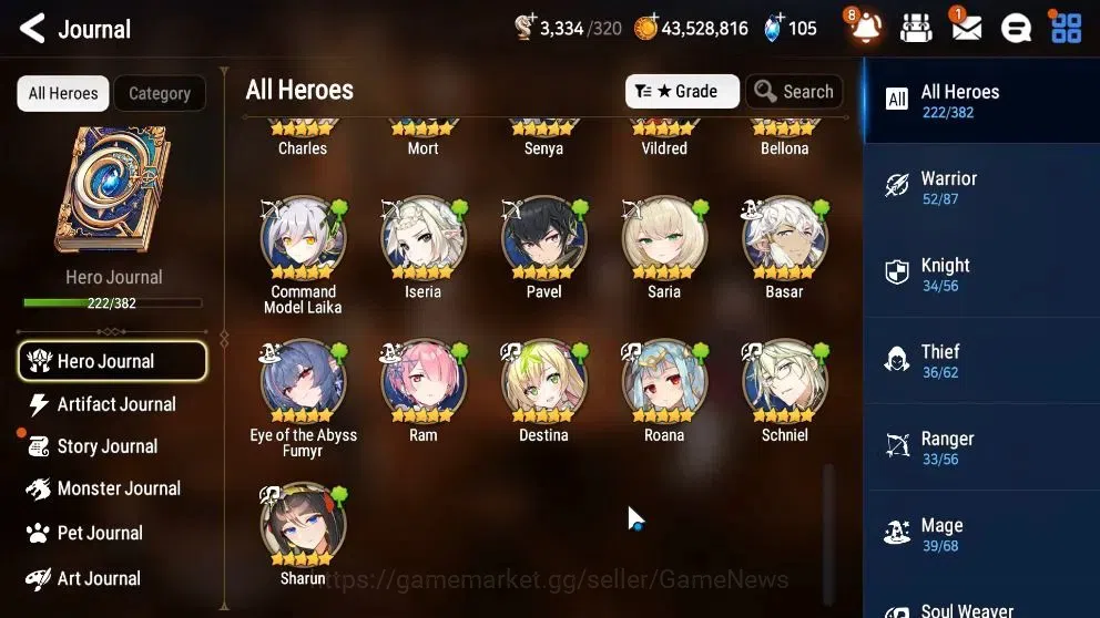 Epic Seven Accounts High-End ASIA Verif|26 ML(Rhiana&Luc,Salome,WOTM Tenebria,HarSeti,Etc)+PByBlis,Ab Fumyr,Setsuka,etc|AUTO 13