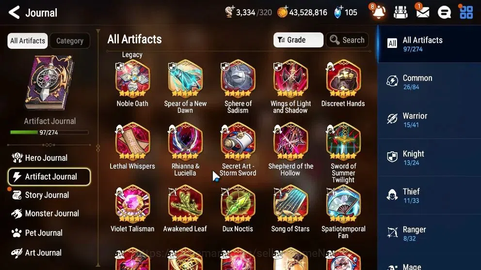 Epic Seven Accounts High-End ASIA Verif|26 ML(Rhiana&Luc,Salome,WOTM Tenebria,HarSeti,Etc)+PByBlis,Ab Fumyr,Setsuka,etc|AUTO 15