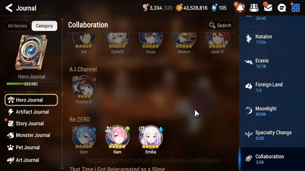 Epic Seven Accounts High-End ASIA Verif|26 ML(Rhiana&Luc,Salome,WOTM Tenebria,HarSeti,Etc)+PByBlis,Ab Fumyr,Setsuka,etc|AUTO 6