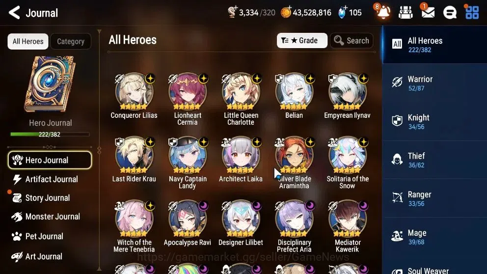 Epic Seven Accounts High-End ASIA Verif|26 ML(Rhiana&Luc,Salome,WOTM Tenebria,HarSeti,Etc)+PByBlis,Ab Fumyr,Setsuka,etc|AUTO 8