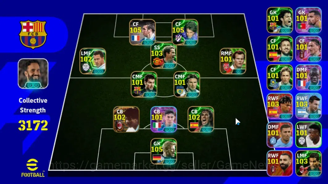 eFootball Accounts Android|BigTime Frank Rijkard,Gabriel Batistuta,Er image 1
