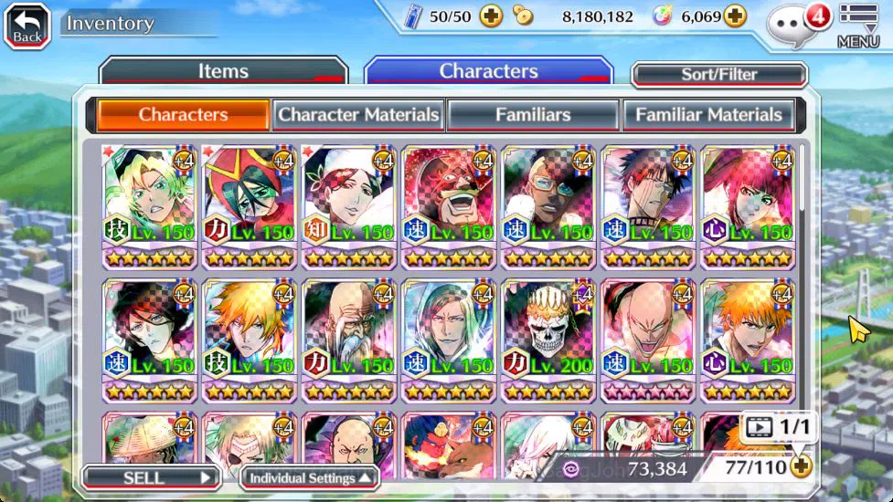 Bleach: Brave Souls Accounts [GLOBAL]6KOrb+Fresh All Story|Candice TYBW26,(Masc image 13
