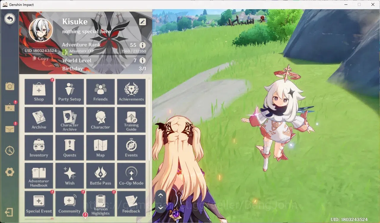 Genshin Impact Accounts Others ASIA | AR 55 | 3 Limit+1 Charstd | Arlecchino,Furina,Arataki Itto | MC Male |TakeMail CheckSS 1