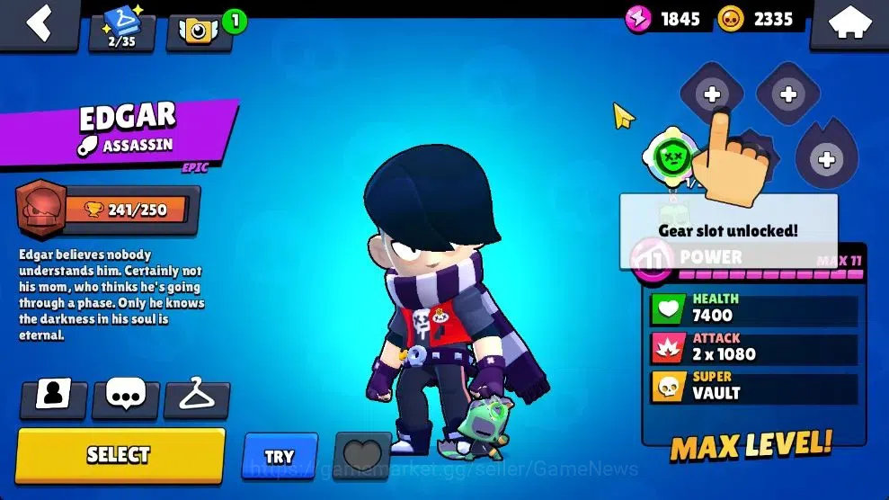 Brawl Stars Accounts 1119 Trophy|17 Brawlers 4 Max Lvl [Finx,Edgar,Bo,S image 13