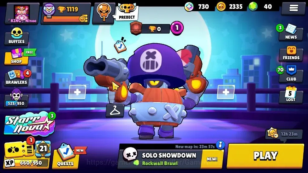 Brawl Stars Accounts 1119 Trophy|17 Brawlers 4 Max Lvl [Finx,Edgar,Bo,S image 2