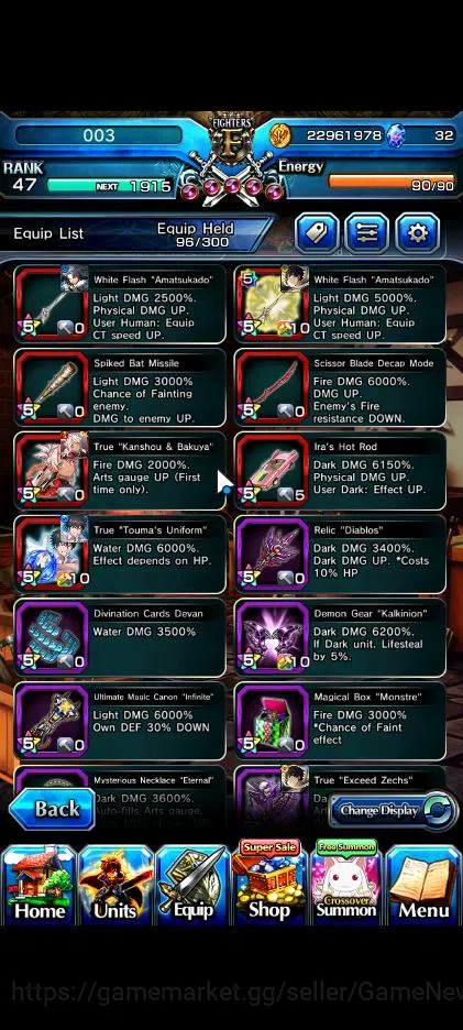 Grand Summoners Accounts Global|Rank 47|Fresh Story|30 RGB|11 Ascend|Roy,To image 11