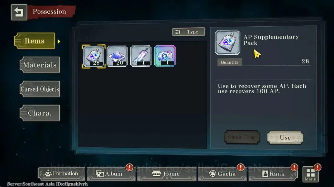 Jujutsu Kaisen: Phantom Parade Accounts SEA |PR 1|5,7K Cube|9 SSR 2 Limited [0,2-Sec Domai image 8