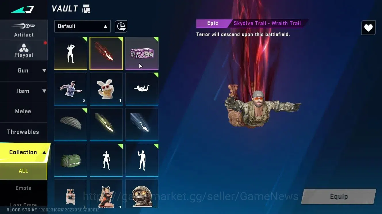 Blood Strike Accounts ASIA||ULTRA [MELEE Lightblade-Dark Force,M700-Irid image 10
