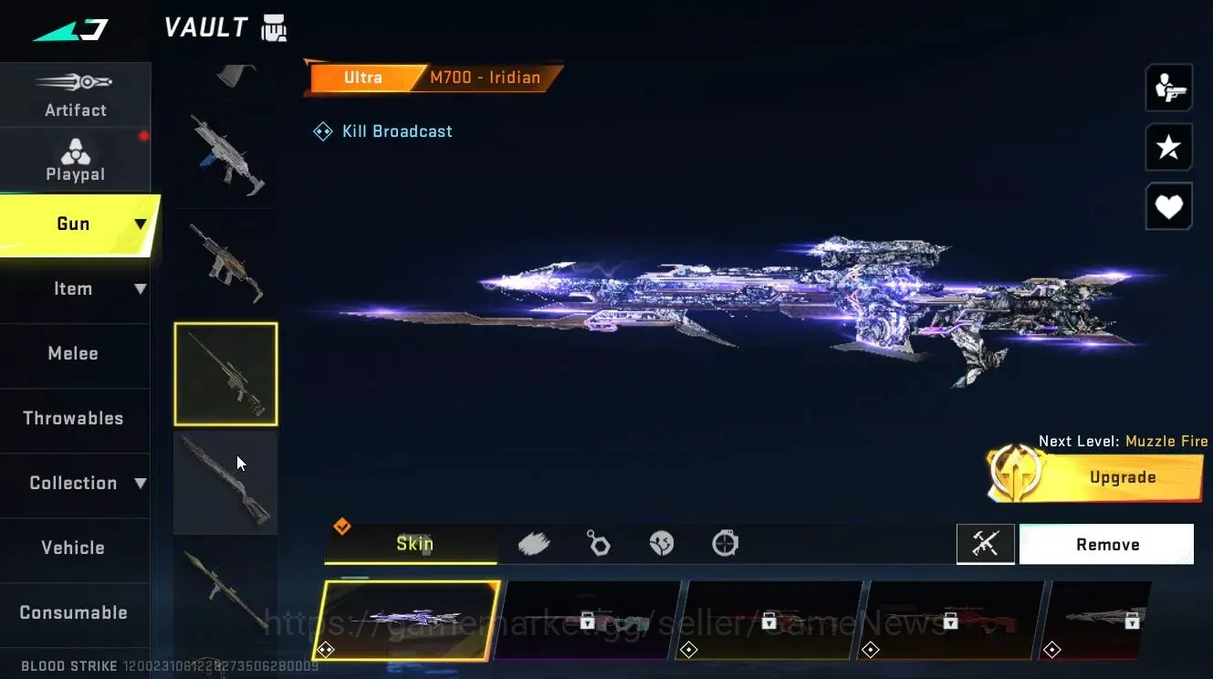 Blood Strike Accounts ASIA||ULTRA [MELEE Lightblade-Dark Force,M700-Irid image 6