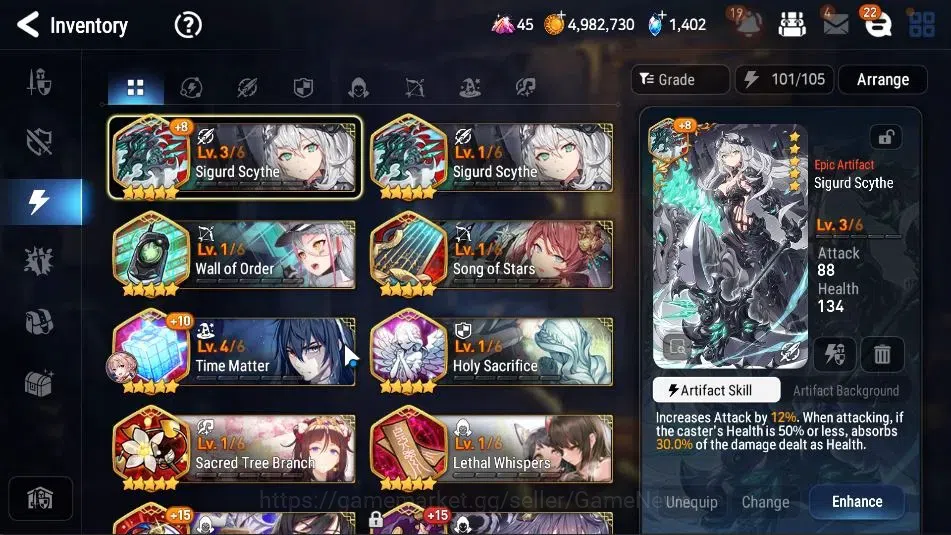 Epic Seven Accounts GLOBAL UnVerif|New Era|5 ML(Rhiana&Luceh,Har Seti, image 14