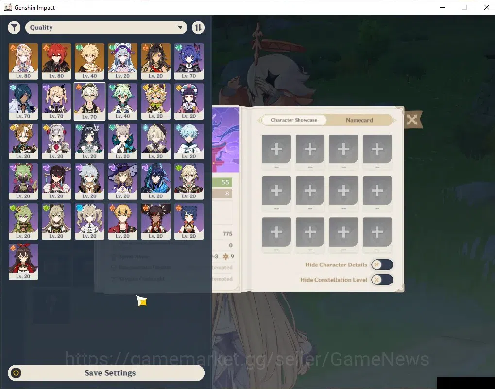 Genshin Impact Accounts ASIA | AR 55 | BD Unset | 1 Limited + 4 (*5Weapon) image 1