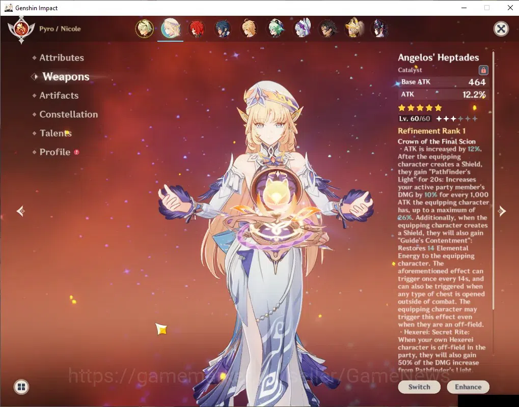 Genshin Impact Accounts ASIA | AR 55 | BD Unset | 1 Limited + 4 (*5Weapon) image 3