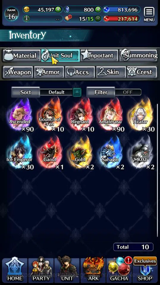 Last Cloudia Accounts Low-End GLOBAL | Rank 16 | Spirit Maiden Sera,Ascended Roland,Goddess Lilaha,Ryvern,Knight Mauna,etc 11