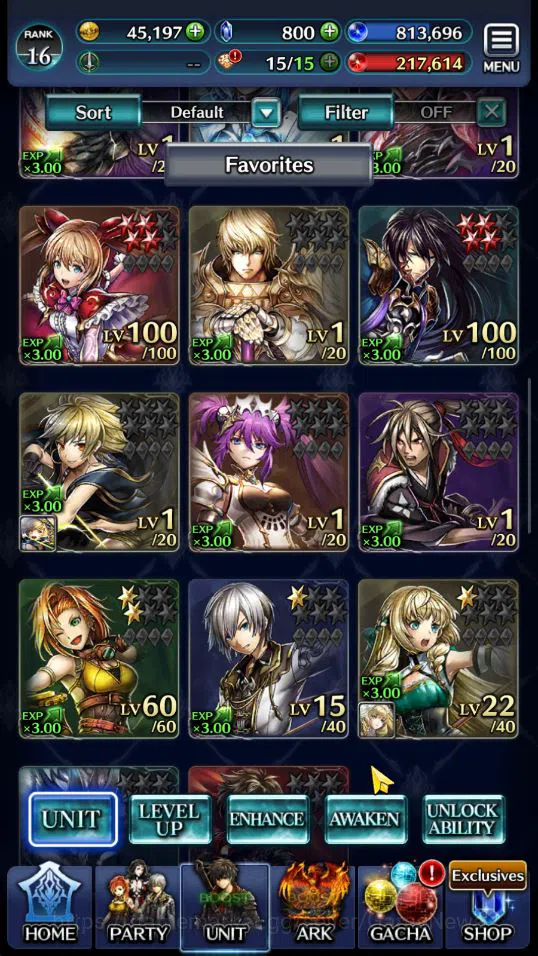 Last Cloudia Accounts Low-End GLOBAL | Rank 16 | Spirit Maiden Sera,Ascended Roland,Goddess Lilaha,Ryvern,Knight Mauna,etc 2