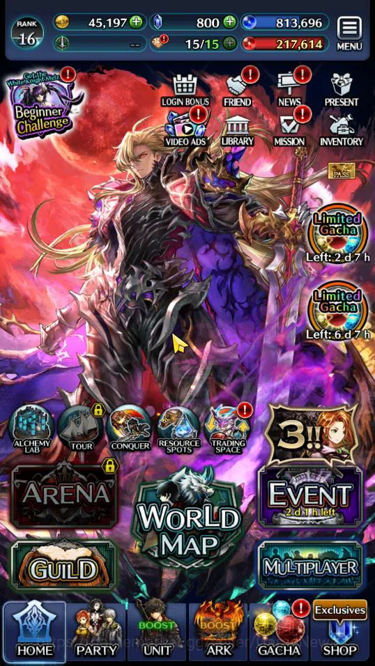 Last Cloudia Accounts Low-End GLOBAL | Rank 16 | Spirit Maiden Sera,Ascended Roland,Goddess Lilaha,Ryvern,Knight Mauna,etc 7