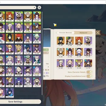 Genshin Impact Accounts Mid Game ASIA| AR 56 | 5 Limited + 2 (*5Wep) | (Mavuika C1,Knich,Emilie,Sandrone,Columbina