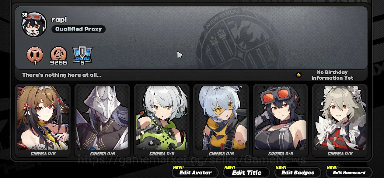 Zenless Zone Zero Accounts ASIA|IK 38|2 Limit (Ye Sunguang +Sign, Pyrois)+ 5 image 3