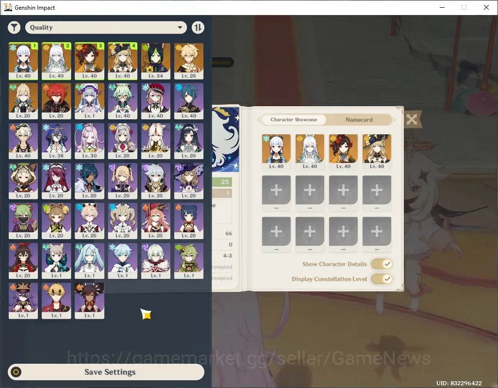 Genshin Impact Accounts Starter ASIA|AR 25|Rate On|4 Limit+4 1