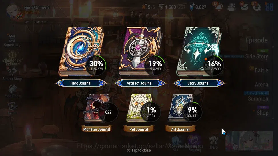 Epic Seven Accounts GLOBAL Unverif|7 ML(SS Taeyu,Design lilibet,SS Viv image 3
