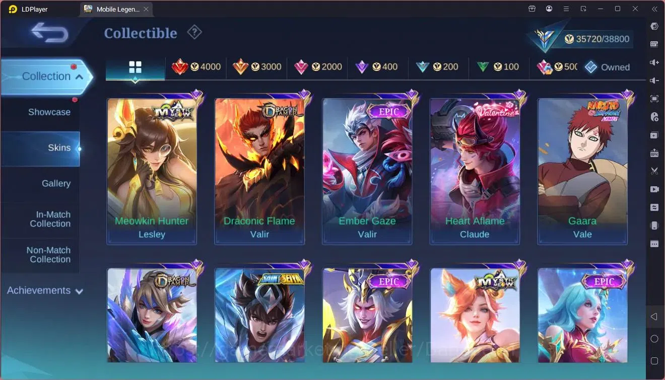 Mobile Legends: Bang Bang Accounts GLOBAL Hero 98 Skin 163|CC Natalia|Meowkin Hunter  image 5