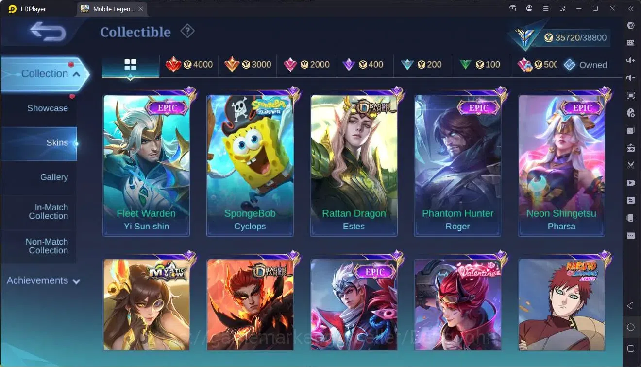 Mobile Legends: Bang Bang Accounts GLOBAL Hero 98 Skin 163|CC Natalia|Meowkin Hunter  image 6