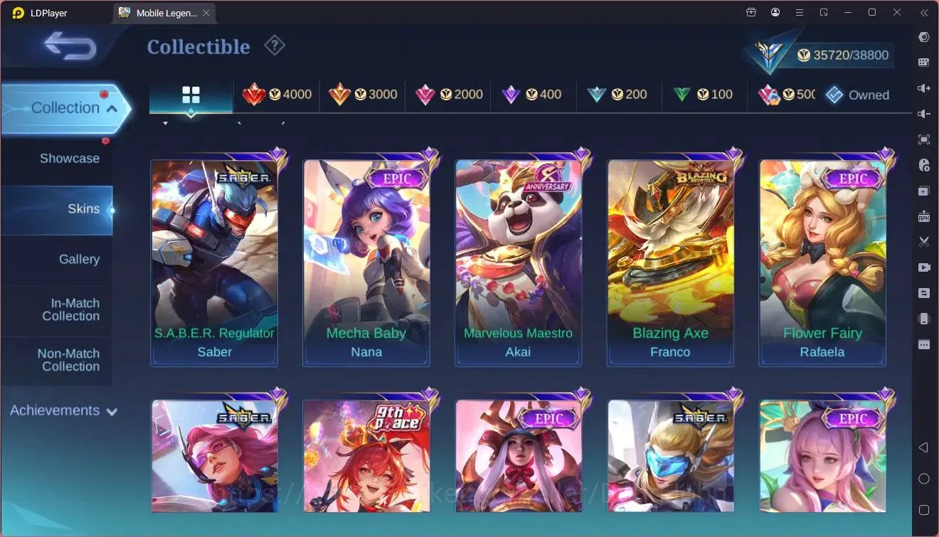 Mobile Legends: Bang Bang Accounts GLOBAL Hero 98 Skin 163|CC Natalia|Meowkin Hunter  image 8
