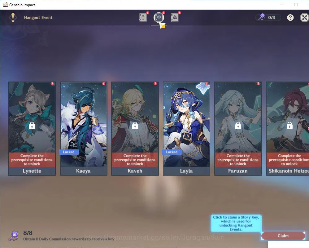 Genshin Impact Accounts ASIA|AR 55 |2Limited +6(*5 Weapon)|Varesa+Sign,Xil image 10