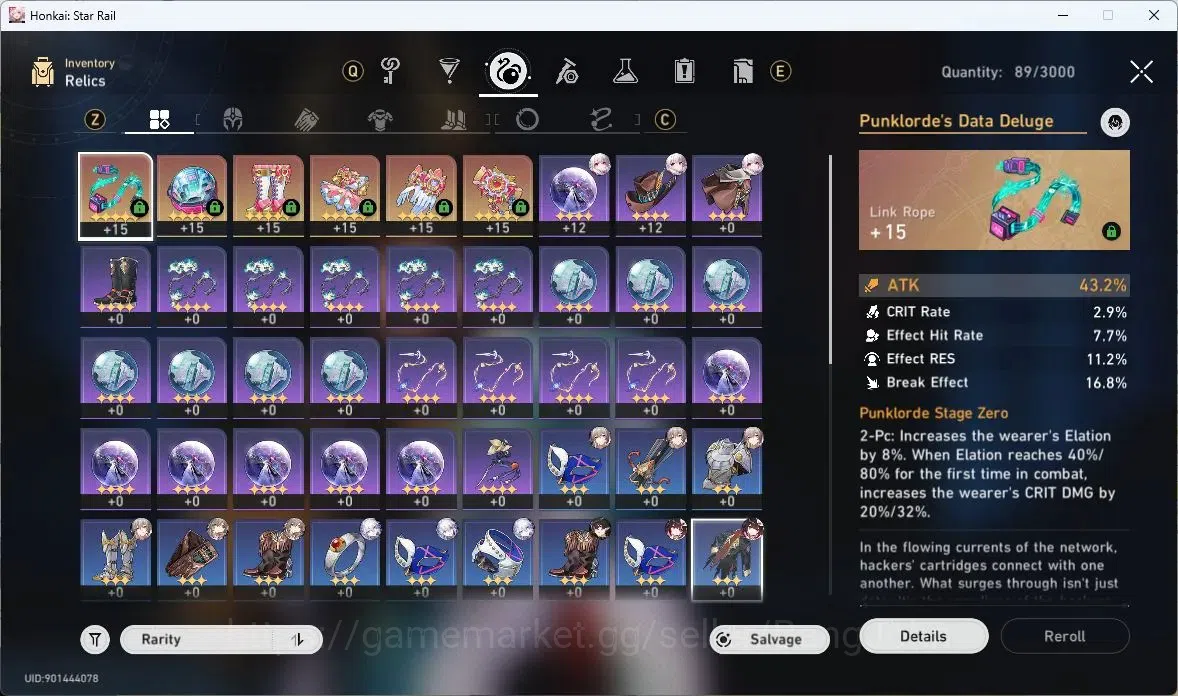 Honkai Star Rail Accounts TW,HK,MO | TL29 |Dan Heng PT Lv40|Sparkle Lv40|Yao image 13