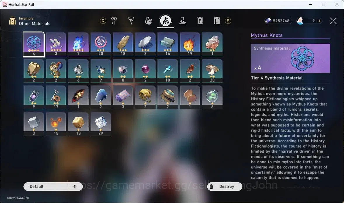 Honkai Star Rail Accounts TW,HK,MO | TL29 |Dan Heng PT Lv40|Sparkle Lv40|Yao image 14