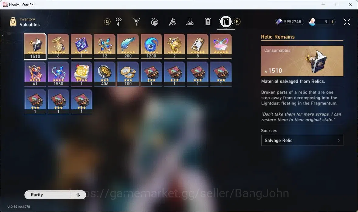 Honkai Star Rail Accounts TW,HK,MO | TL29 |Dan Heng PT Lv40|Sparkle Lv40|Yao image 17