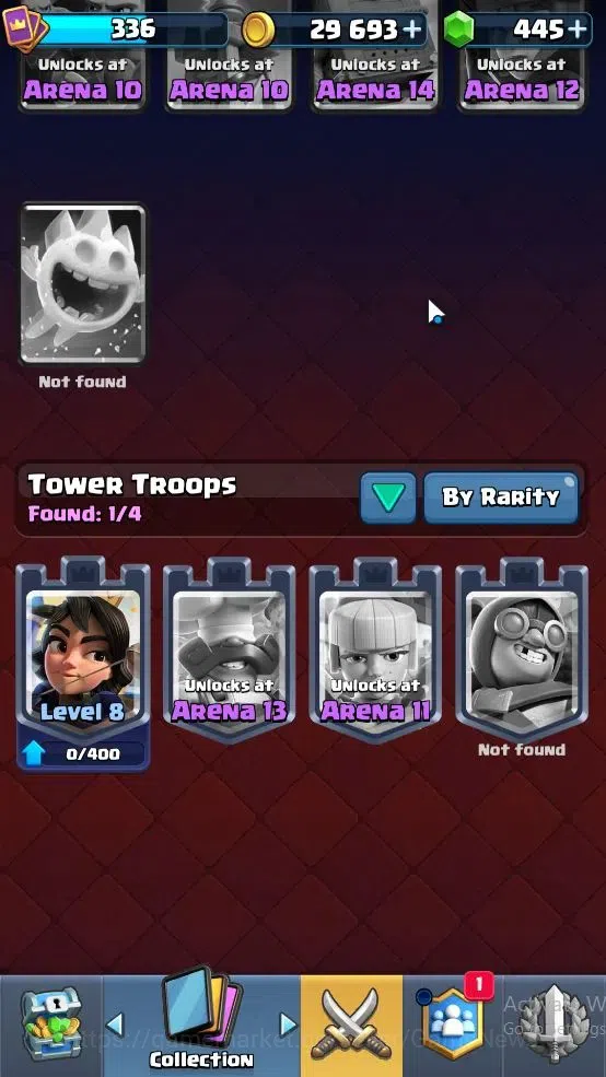 Clash Royale Accounts High-End Lvl 336|Trophy 2955|KTL 8|Card 49|3 EVO, 9 Epic,18 Rare,22 Common|1 Wild Shard+Gems 445|Take 10