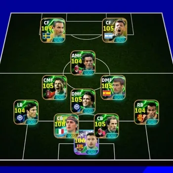 eFootball Accounts Legends & Iconic Players 3249 team strength